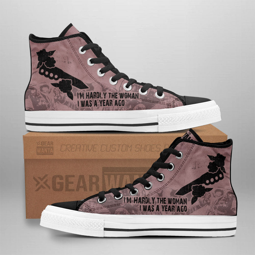 The Walking Dead High Top Shoes Custom For Fans-Gear Wanta