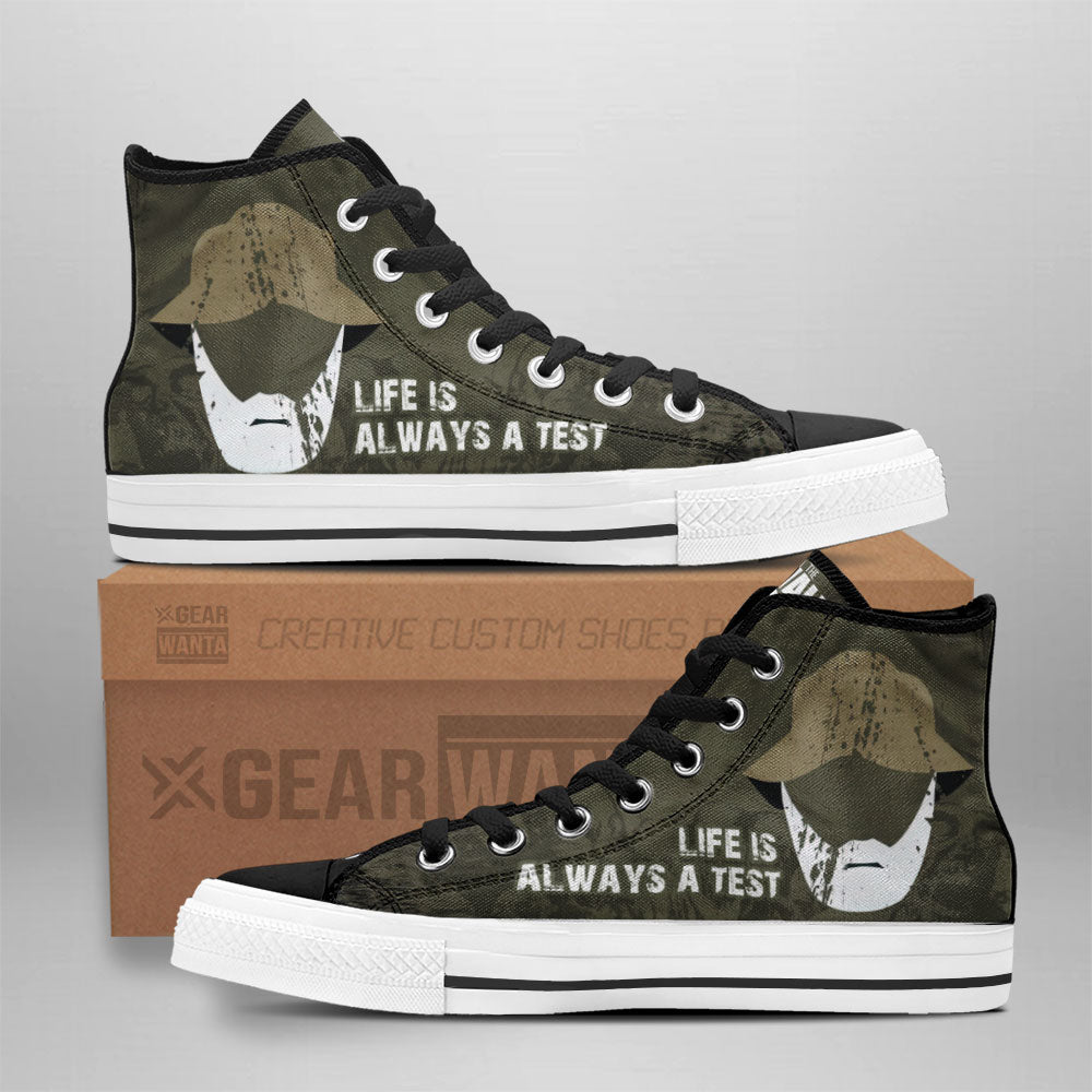 The Walking Dead High Top Shoes Custom For Fans-Gear Wanta