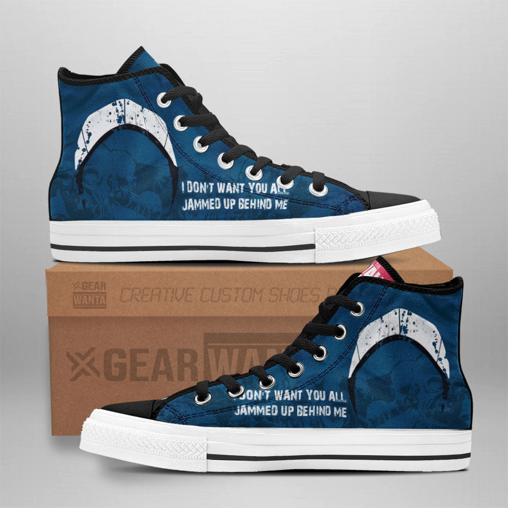 The Walking Dead High Top Shoes Custom For Fans-Gear Wanta