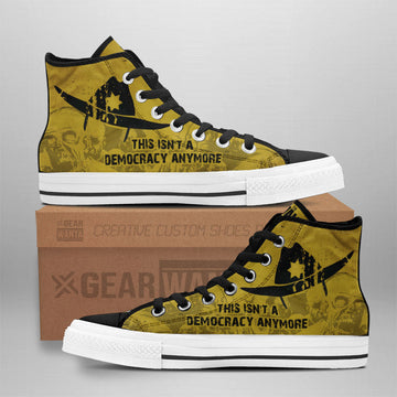 The Walking Dead High Top Shoes Custom For Fans-Gear Wanta