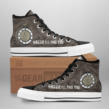 The Walking Dead High Top Shoes Custom For Fans-Gear Wanta