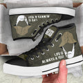 The Walking Dead High Top Shoes Custom For Fans-Gear Wanta