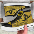 The Walking Dead High Top Shoes Custom For Fans-Gear Wanta