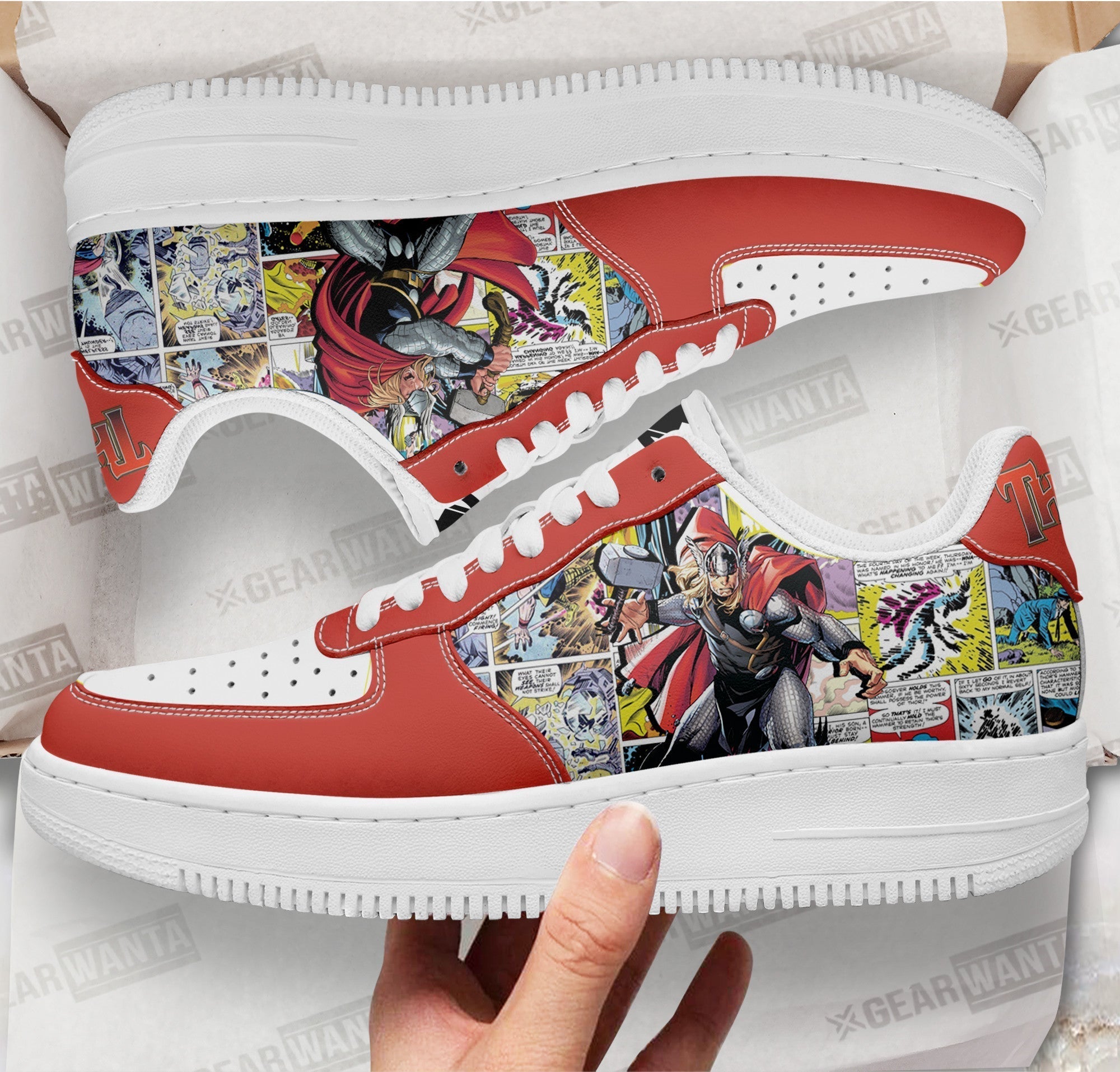 Thor Air Sneakers Custom Superhero Comic Shoes-Gear Wanta