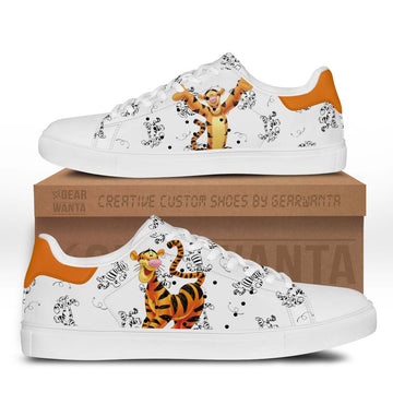 Tiger Stan Shoes Custom Winnie The Pooh Cartoon Shoes-Gear Wanta