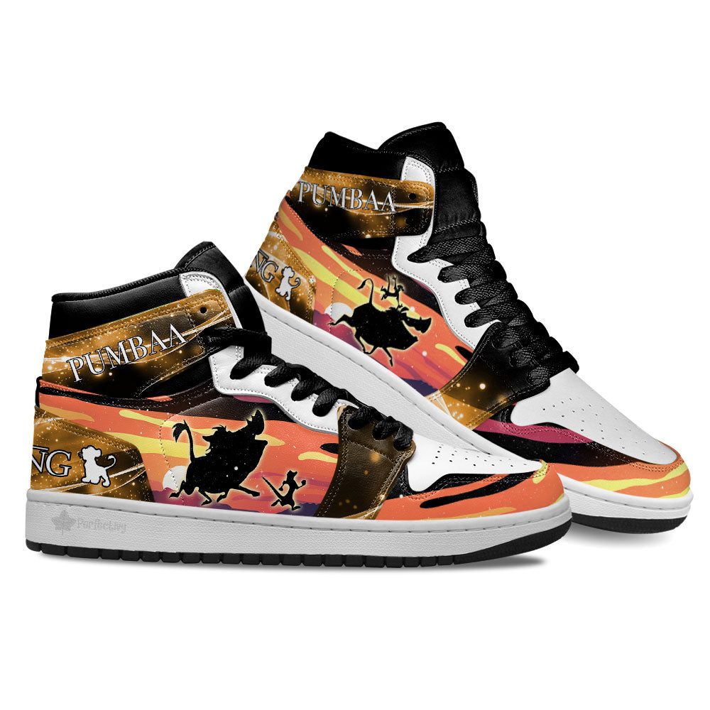 Timon and Pumbaa Silhouette J1 Shoes Custom For Fans Sneakers PT10-Gear Wanta