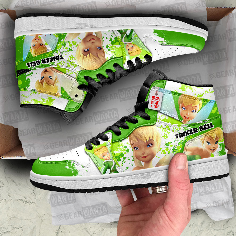 Tinker Bell J1 Shoes Custom For Fans- gearwanta.com