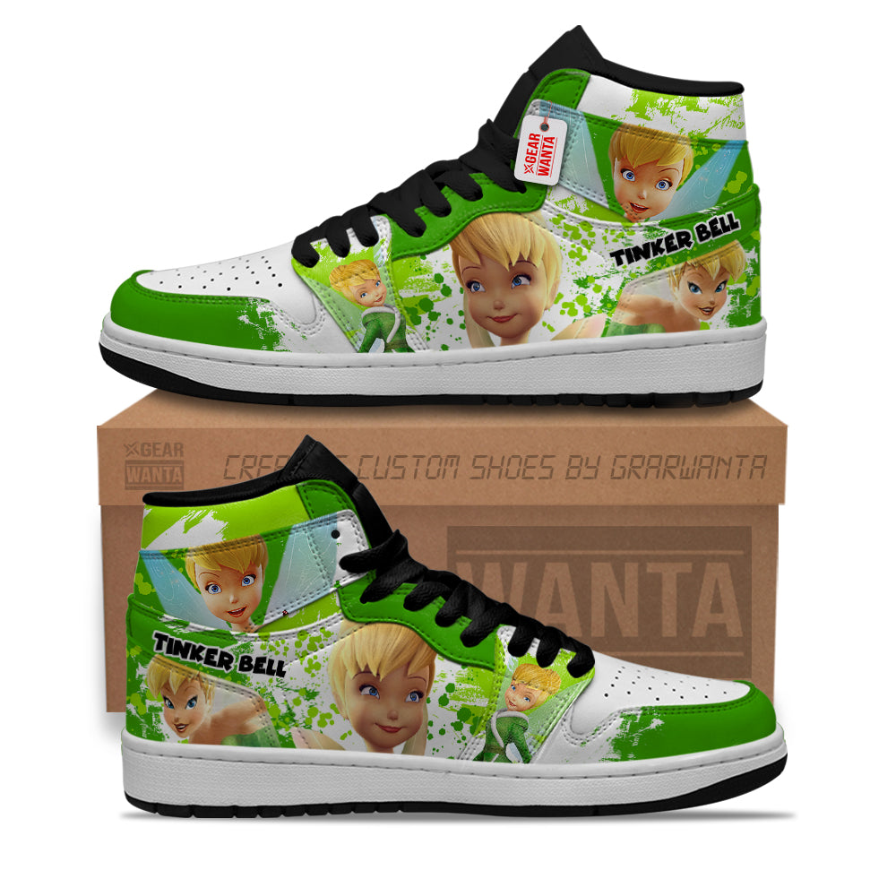 Tinker Bell J1 Shoes Custom For Fans- gearwanta.com