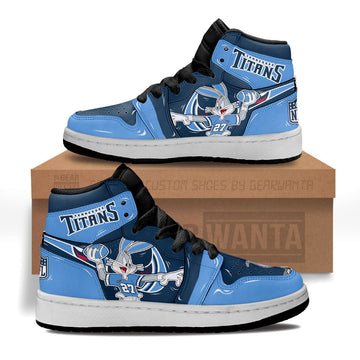 Titans Kid Sneakers Custom-Gear Wanta