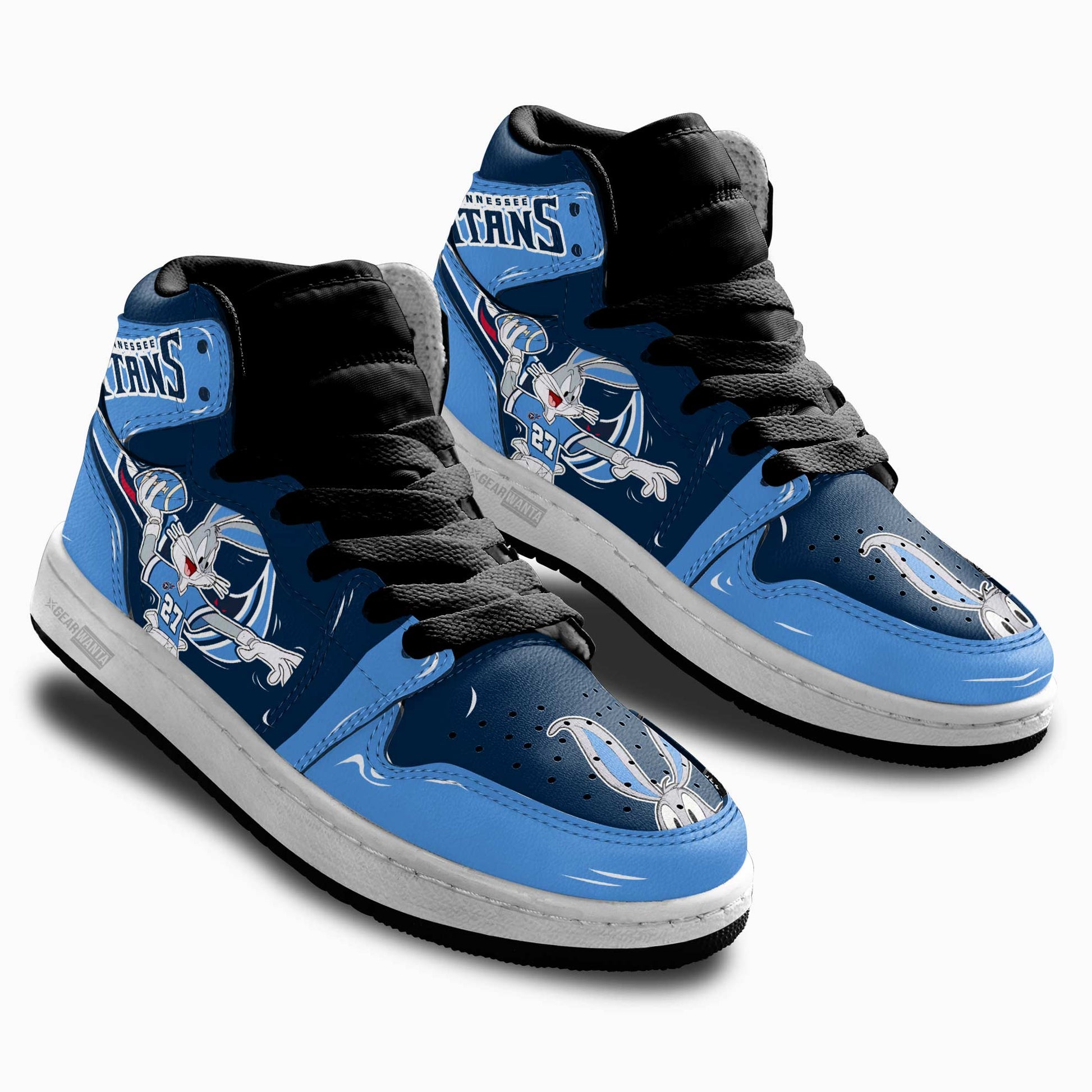 Titans Kid Sneakers Custom-Gear Wanta