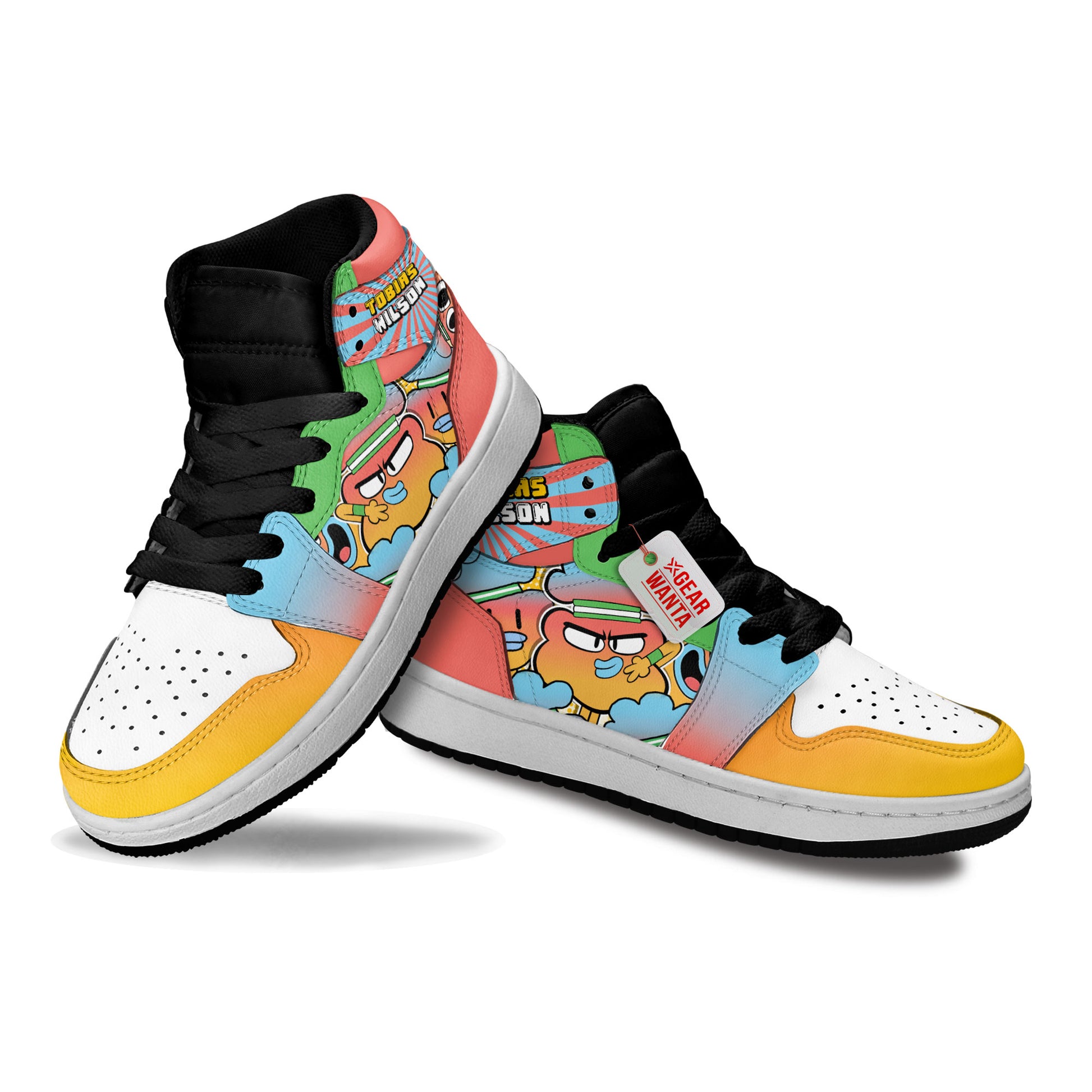 Tobias Wilson Kid J1s Sneakers Cartoon Collection - Gearwanta.com
