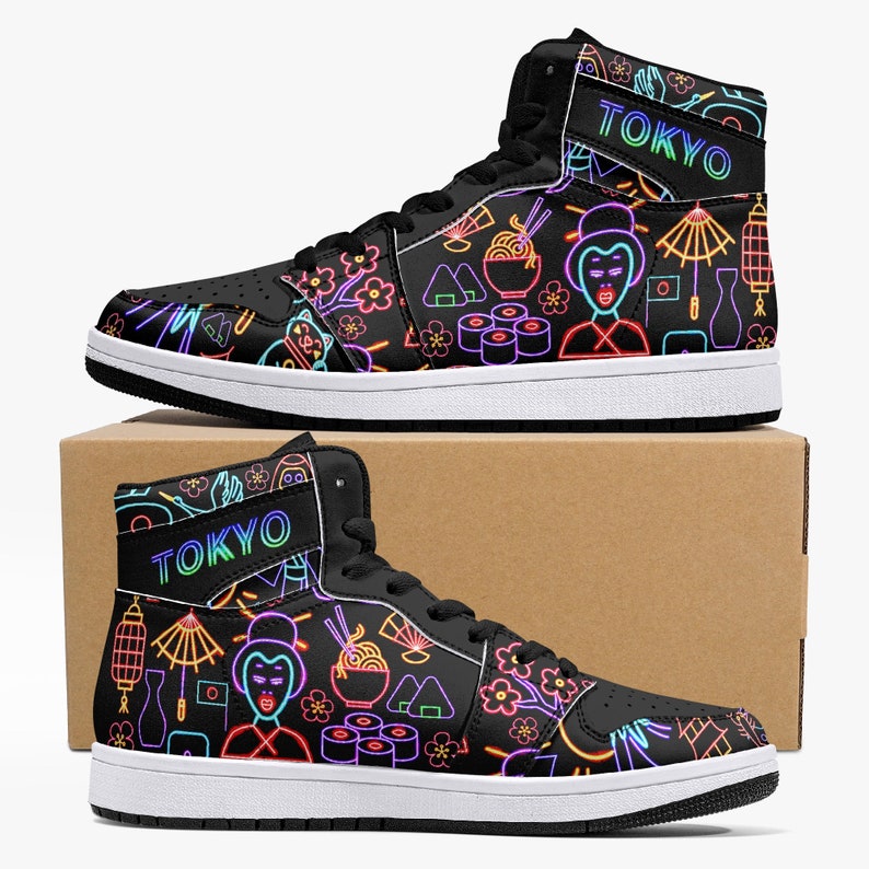 Tokyo Neon Style JD1 High Top Shoes 