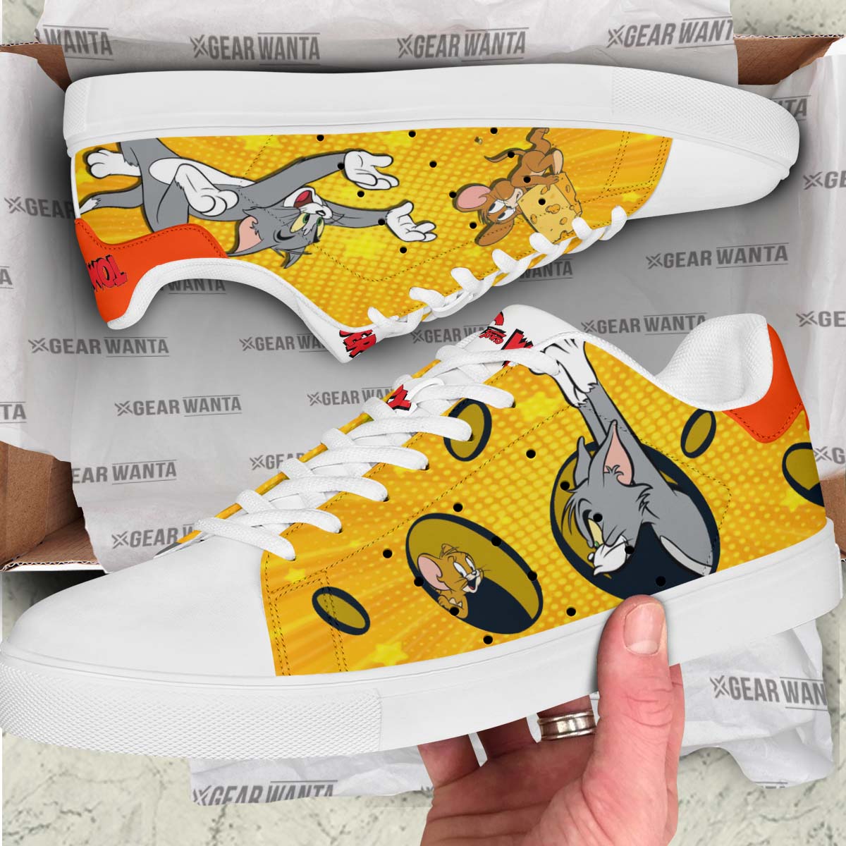 Tom & Jerry Jerry Stan Shoes Custom-Gear Wanta