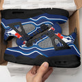 Toronto Blue Jays Aj4 Sneakers Custom Shoes-Gear Wanta