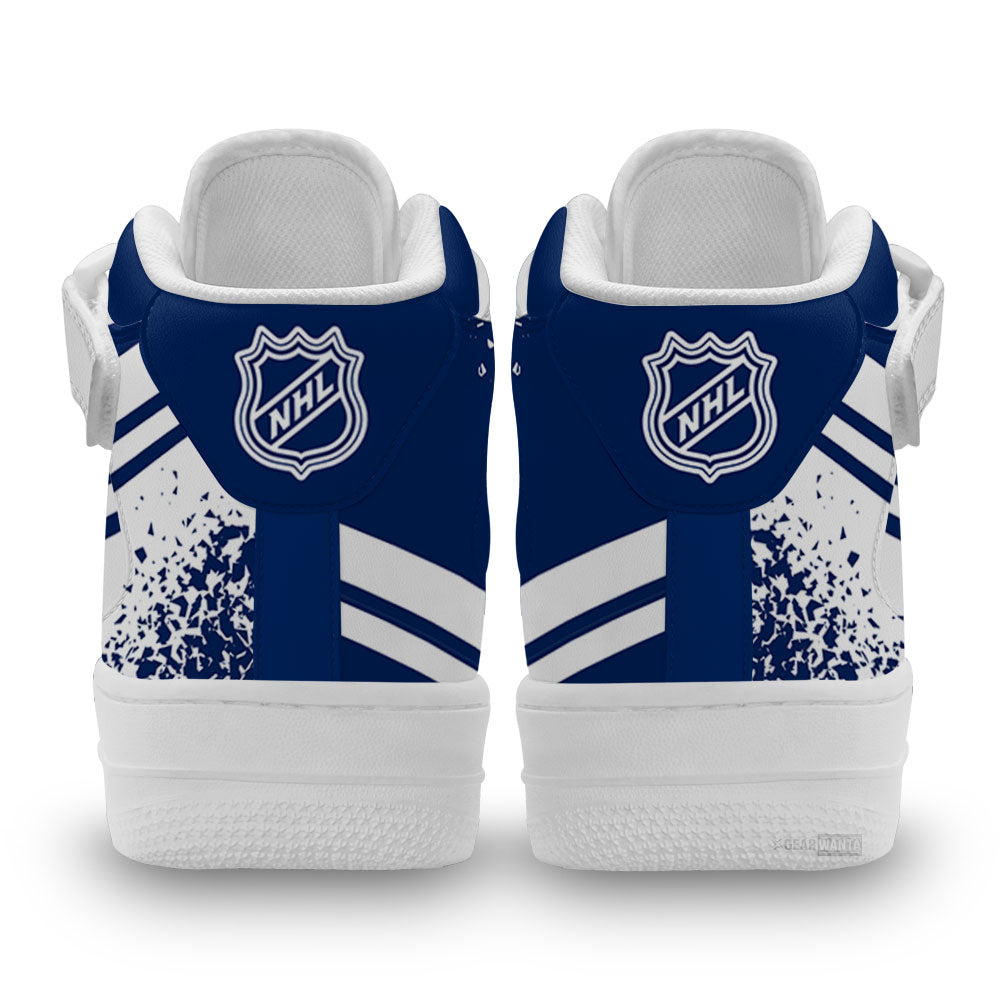 Toronto Maple Leafs Air Mid Shoes Custom Hockey Sneakers Fans-Gear Wanta