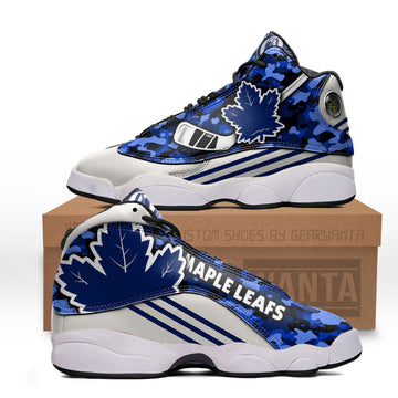 Toronto Maple Leafs J13 Sneakers Custom Shoes-Gear Wanta