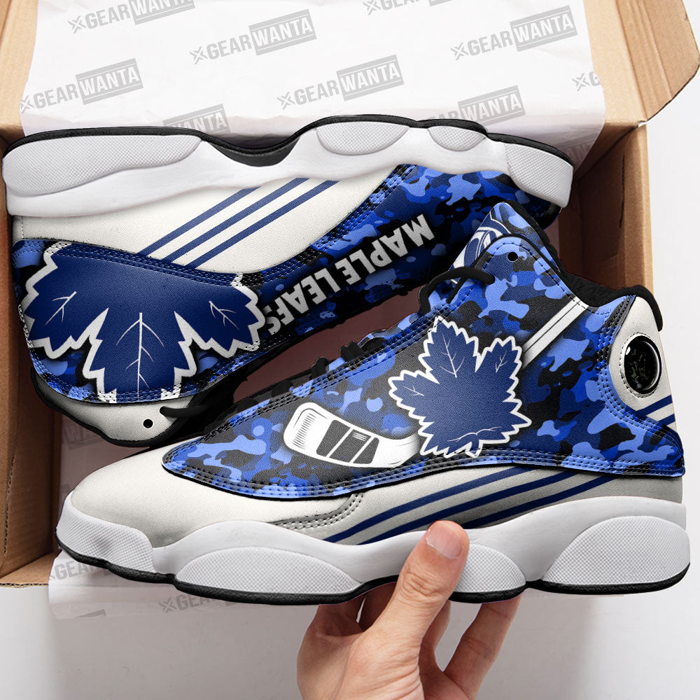 Toronto Maple Leafs J13 Sneakers Custom Shoes-Gear Wanta