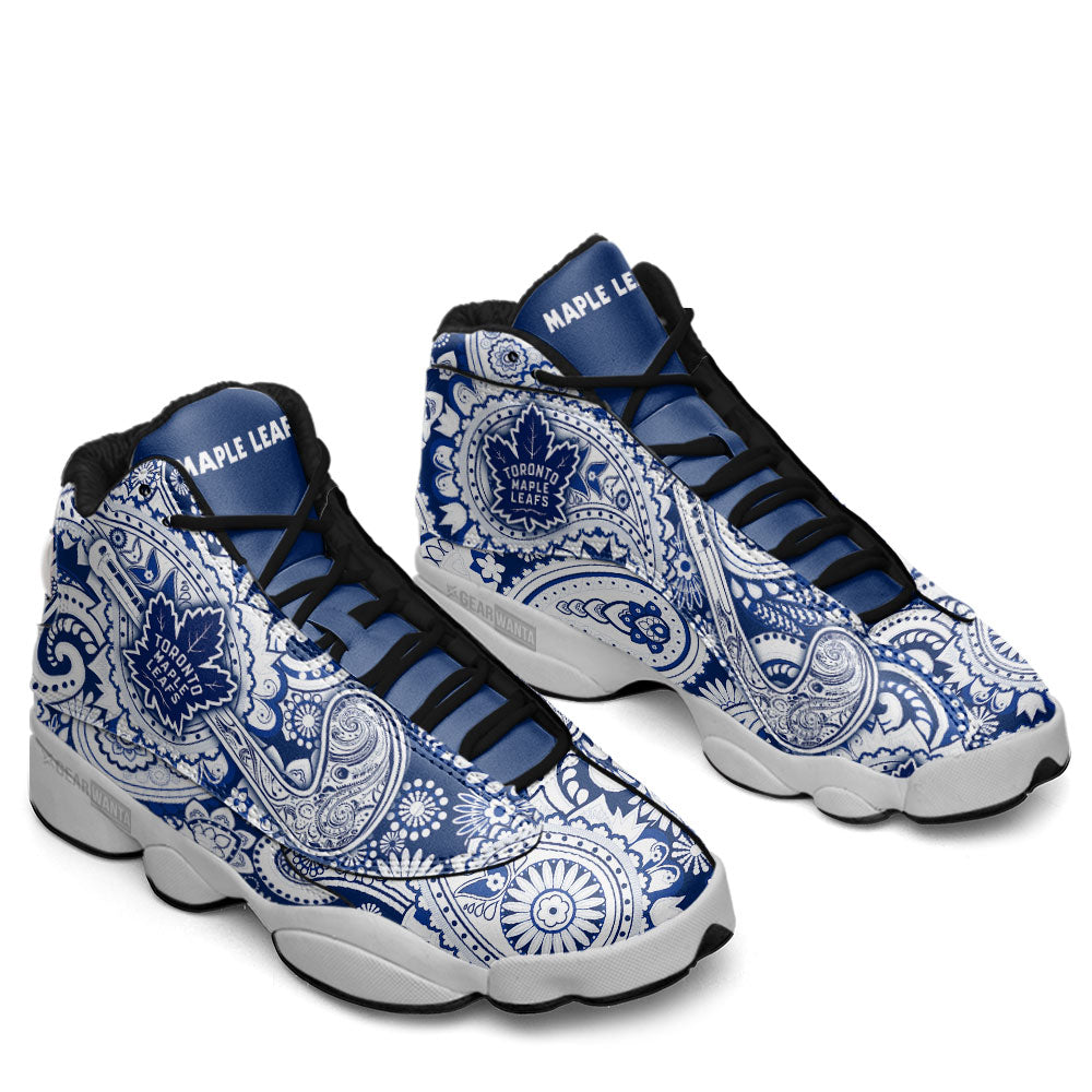 Toronto Maple Leafs J13 Sneakers Custom Shoes-Gear Wanta