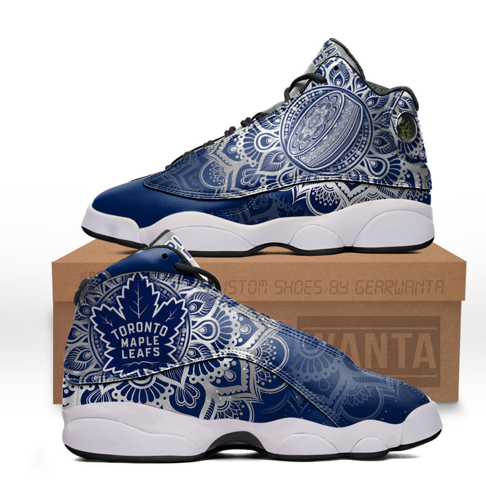 Toronto Maple Leafs J13 Sneakers Custom Shoes-Gear Wanta