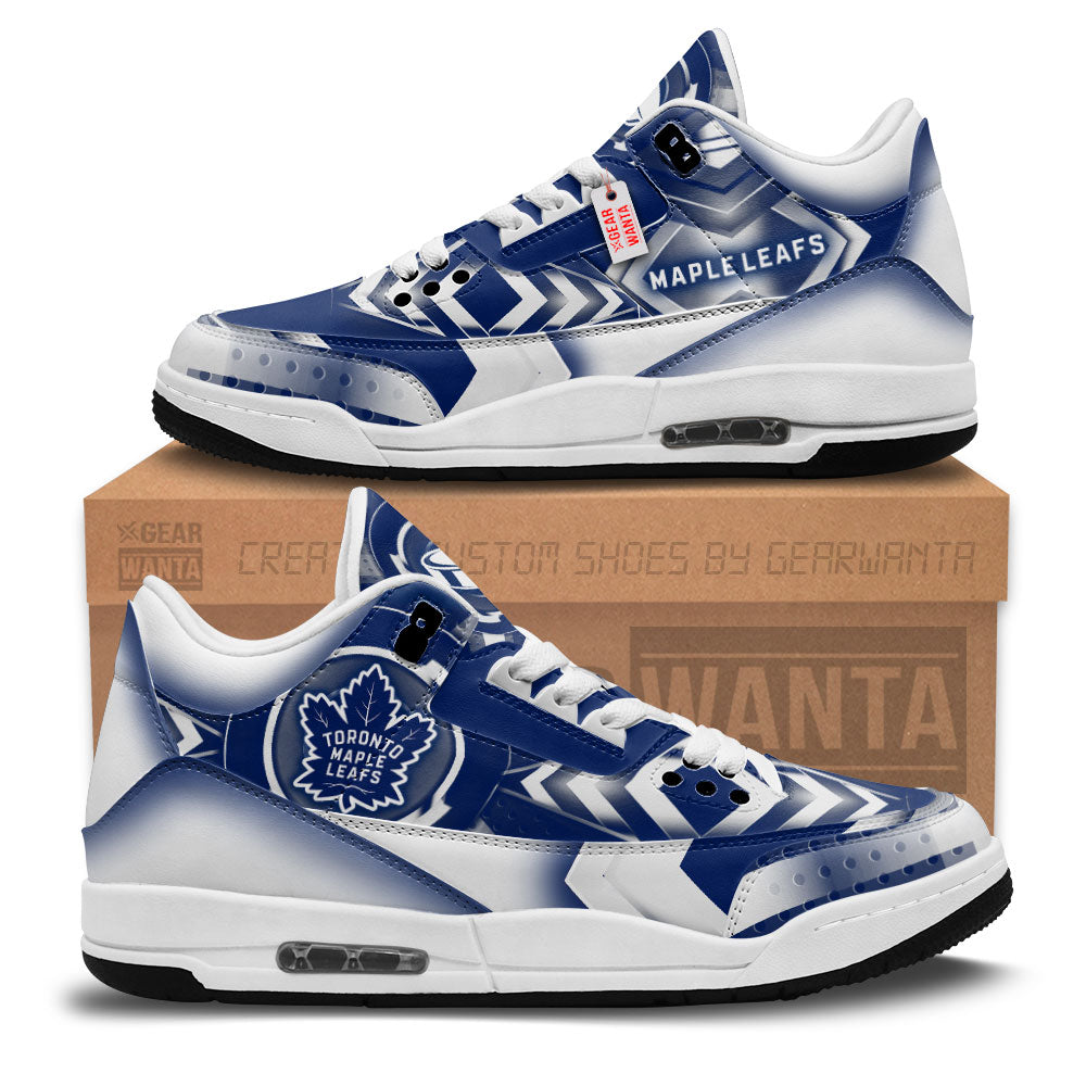 Toronto Maple Leafs J3 Sneakers Custom Shoes-Gear Wanta