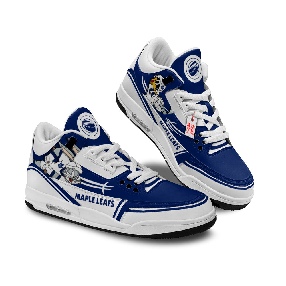 Toronto Maple Leafs J3 Sneakers Custom Shoes-Gear Wanta