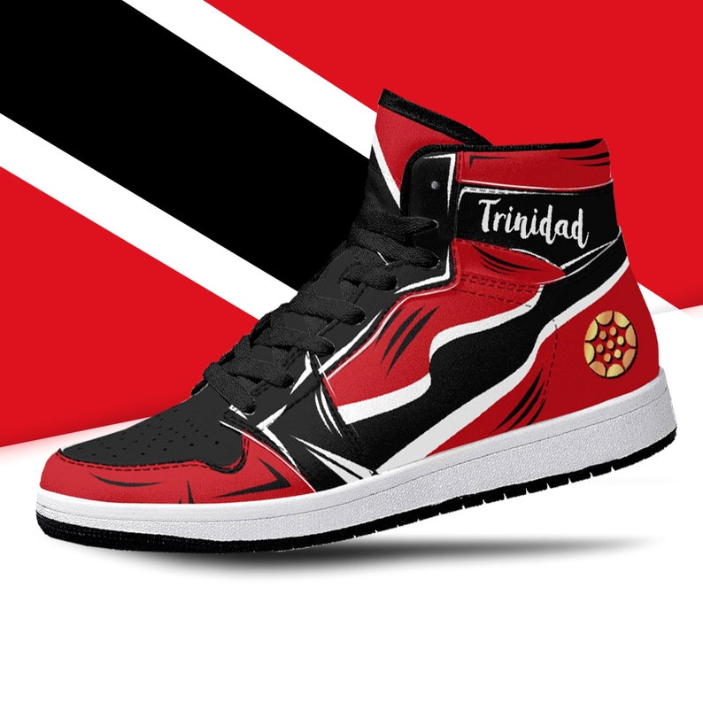 Trinidad & Tobago Flag JD1 High Top Shoes 