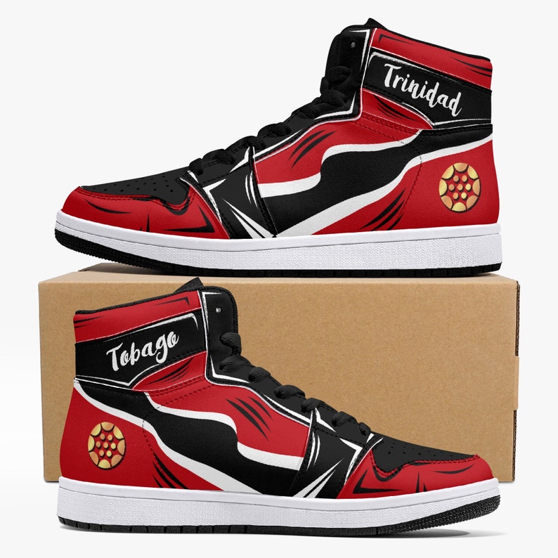 Trinidad & Tobago Flag JD1 High Top Shoes 