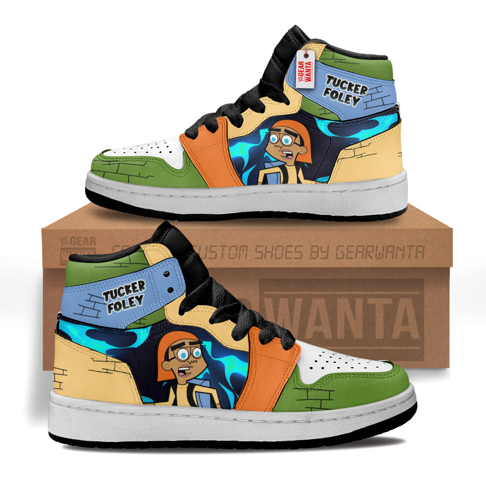 Tucker Foley Danny Phantom Kid Sneakers Custom For Kids-Gear Wanta