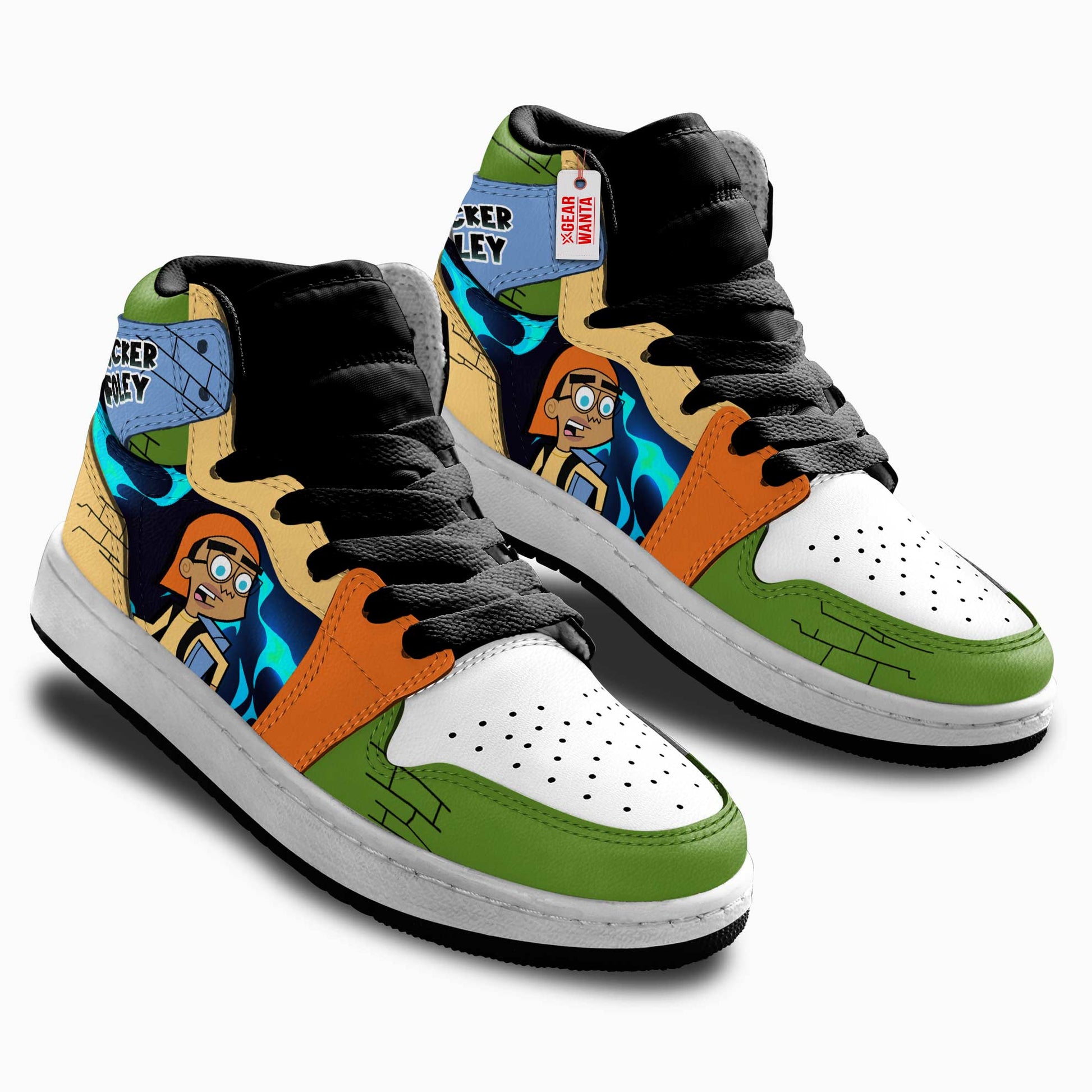 Tucker Foley Danny Phantom Kid Sneakers Custom For Kids-Gear Wanta