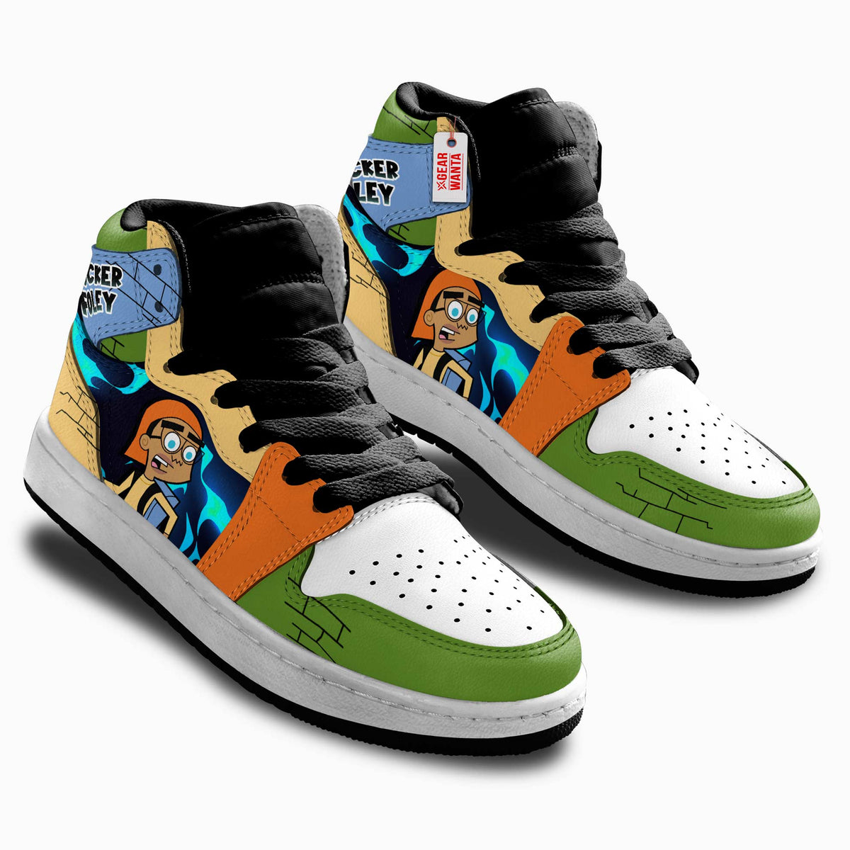 Tucker Foley Danny Phantom Kid Sneakers Custom For Kids-Gear Wanta