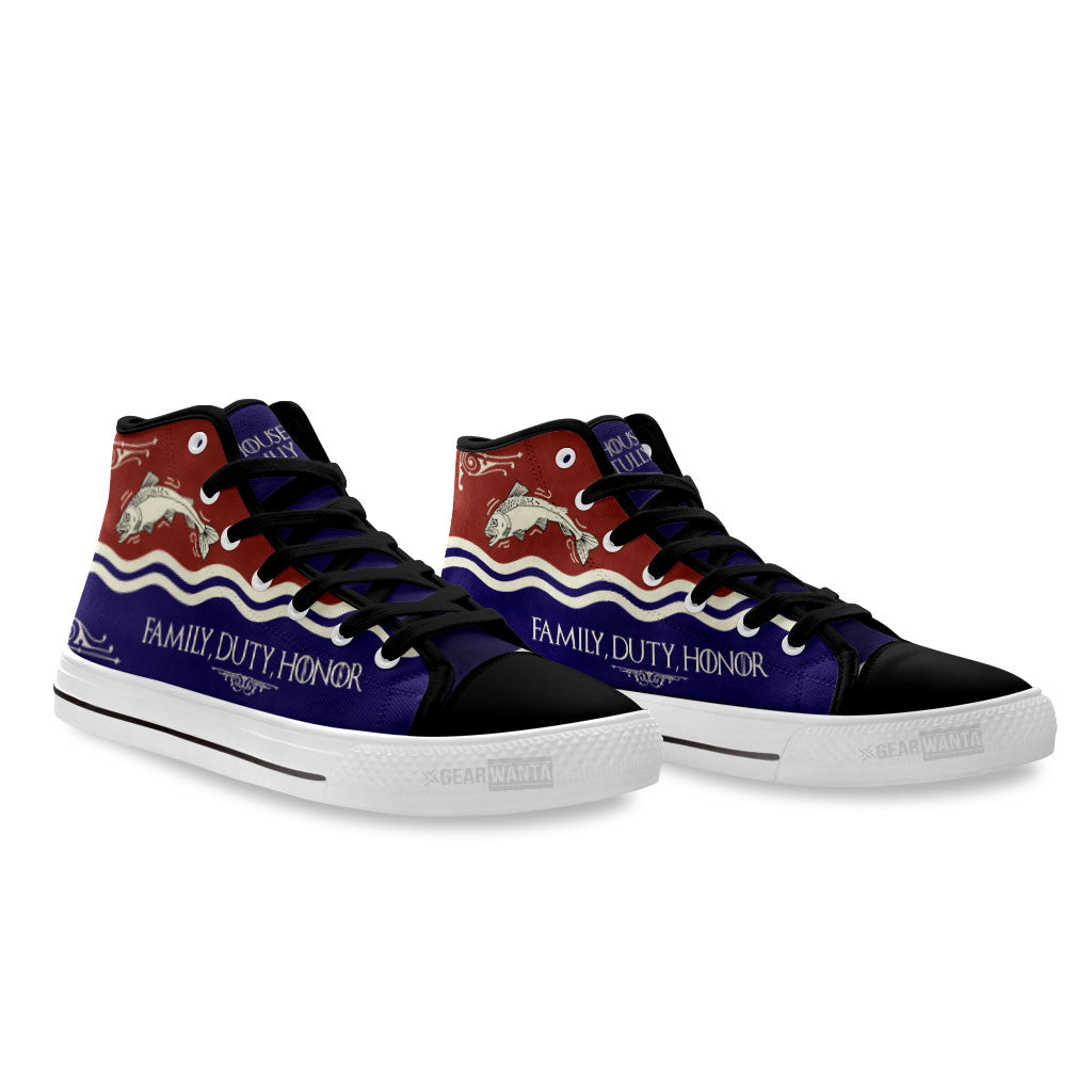 Tully 2 Game Of Thrones High Top Shoes Custom For Fans-Gear Wanta