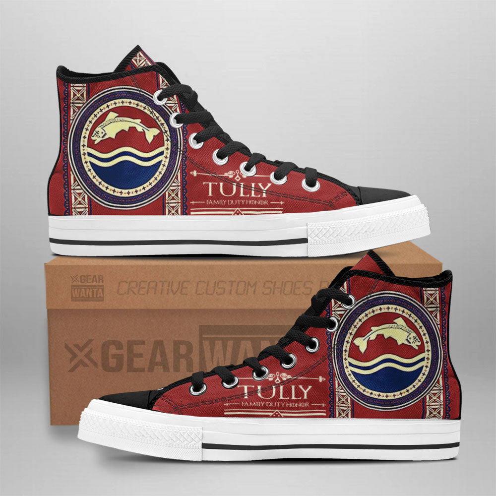 Tully Game Of Thrones High Top Shoes Custom For Fans-Gear Wanta