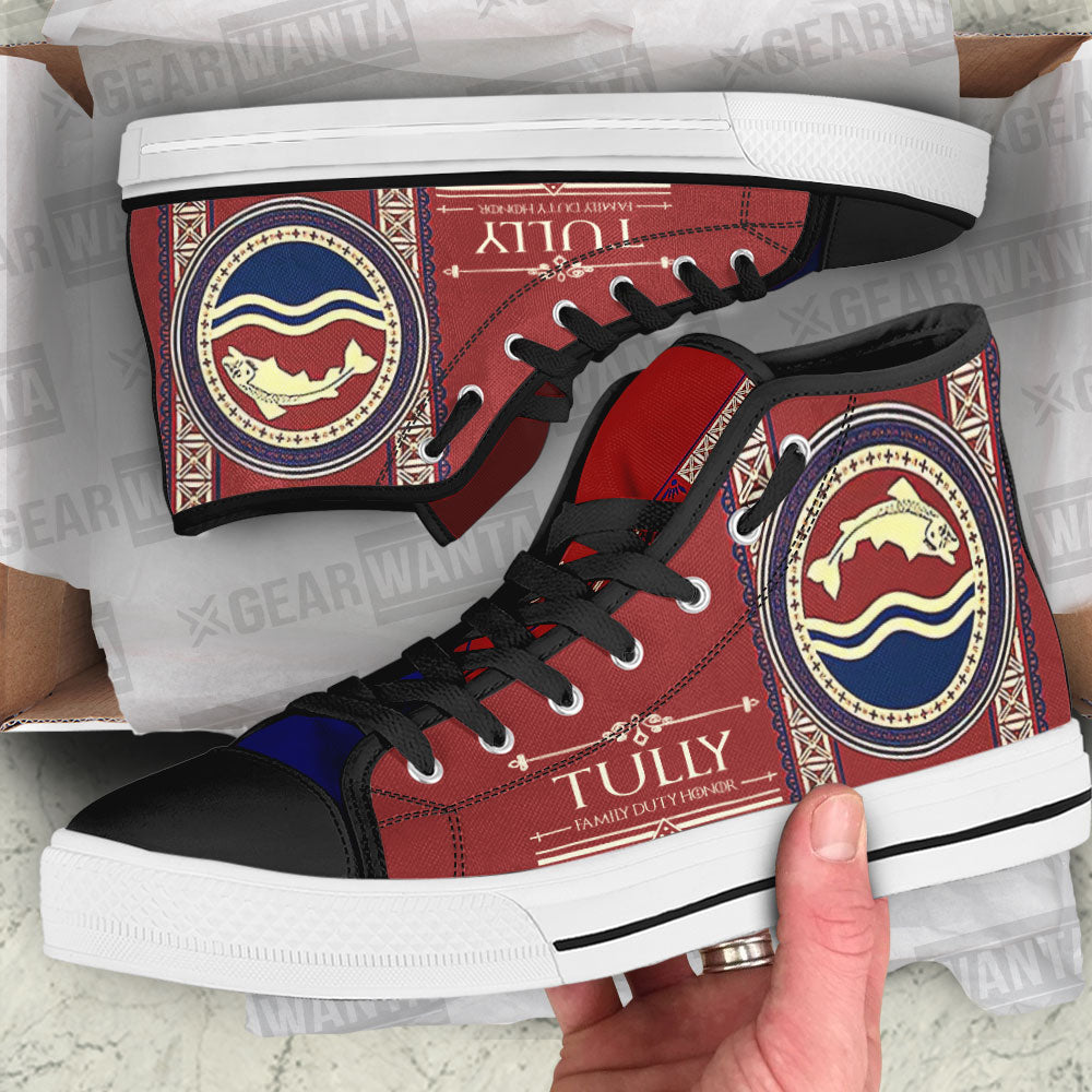 Tully Game Of Thrones High Top Shoes Custom For Fans-Gear Wanta