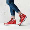 Turkey Flag JD1 High Top Shoes 