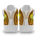 Tweety Air Mid Shoes Custom Looney Tunes Sneakers-Gear Wanta