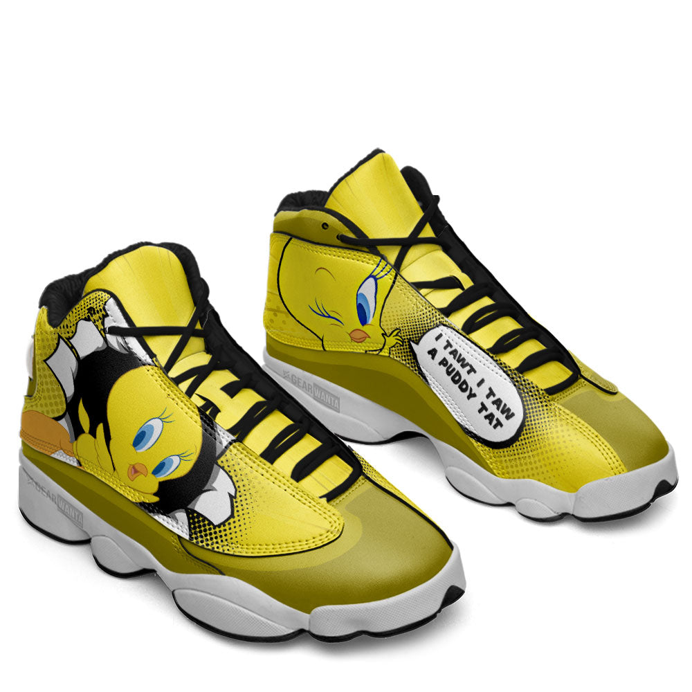 Tweety J13 Sneakers Custom Comic Style Shoes-Gear Wanta