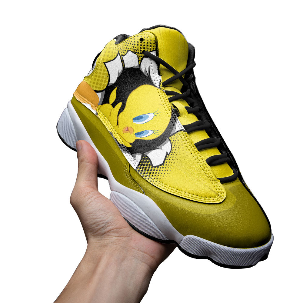 Tweety J13 Sneakers Custom Comic Style Shoes-Gear Wanta