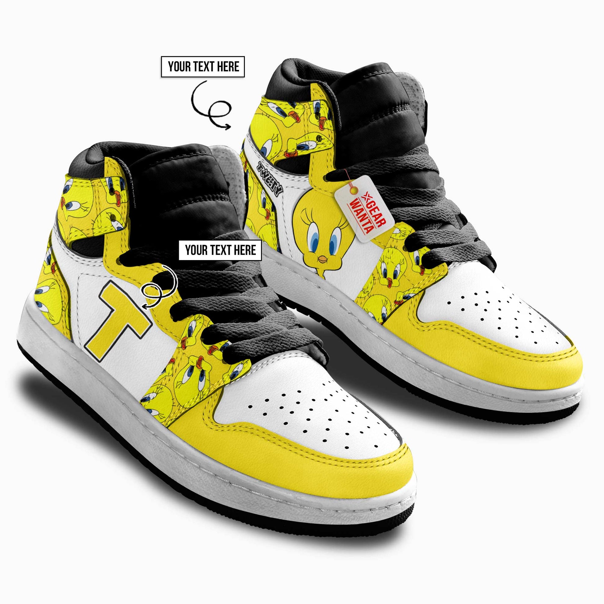 Tweety Kid J1s Sneakers Cartoon Collection - Gearwanta.com