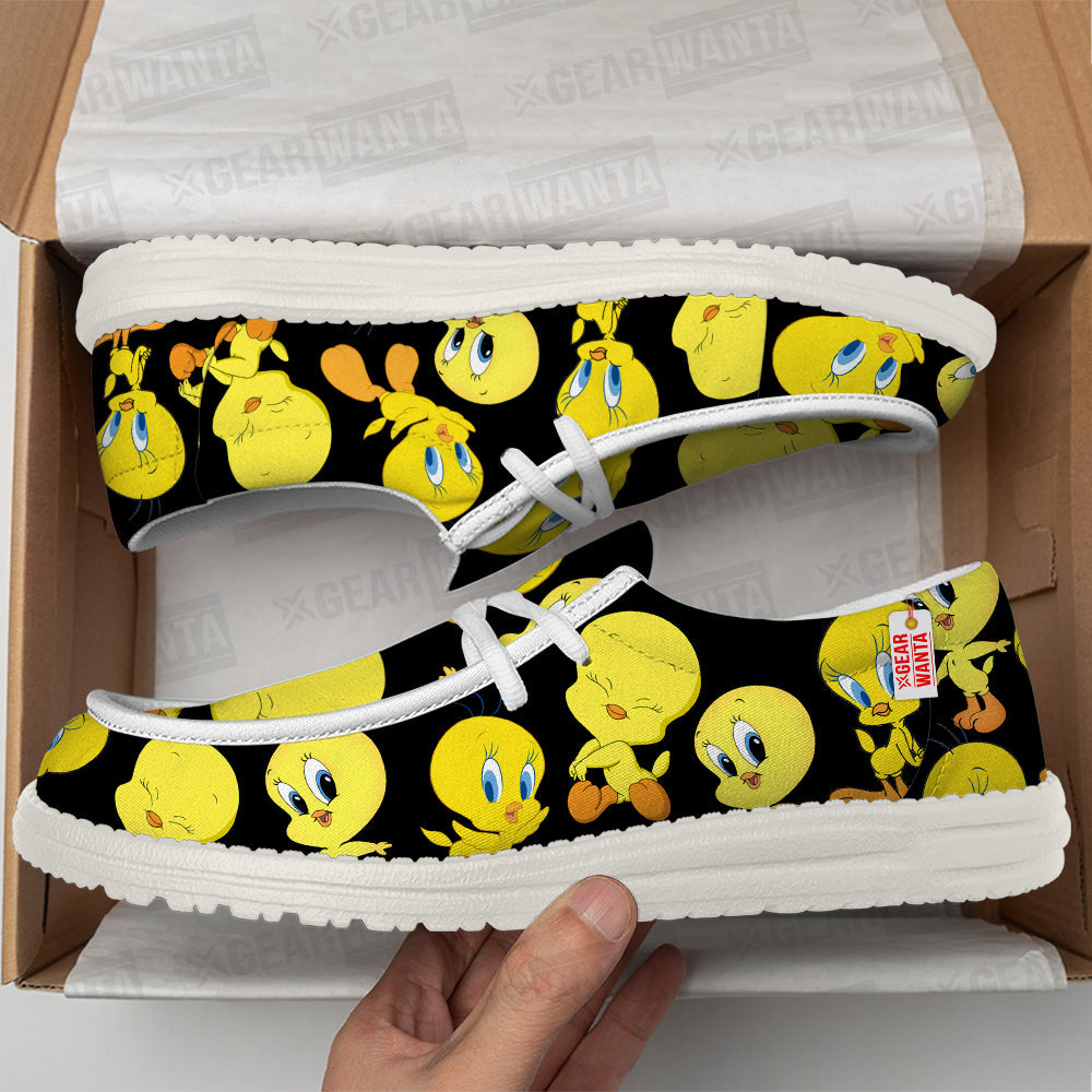 Tweety Looney Tunes Canvas Loafer Shoes Vanlentine's Gifts Idea-gearwanta.com