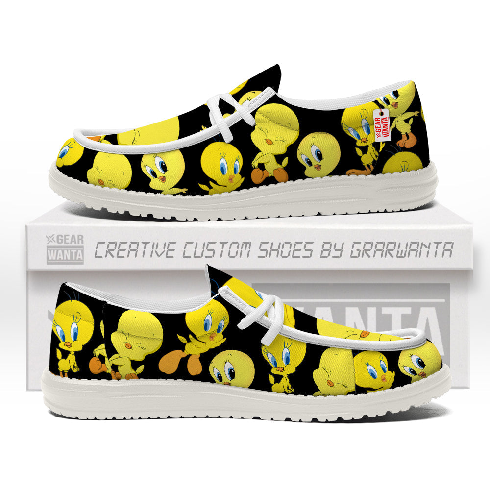 Tweety Looney Tunes Canvas Loafer Shoes Vanlentine's Gifts Idea-gearwanta.com