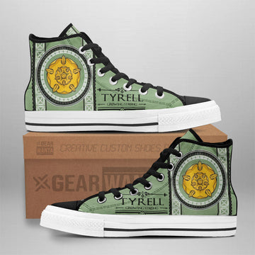 Tyrell Game Of Thrones High Top Shoes Custom For Fans-Gear Wanta