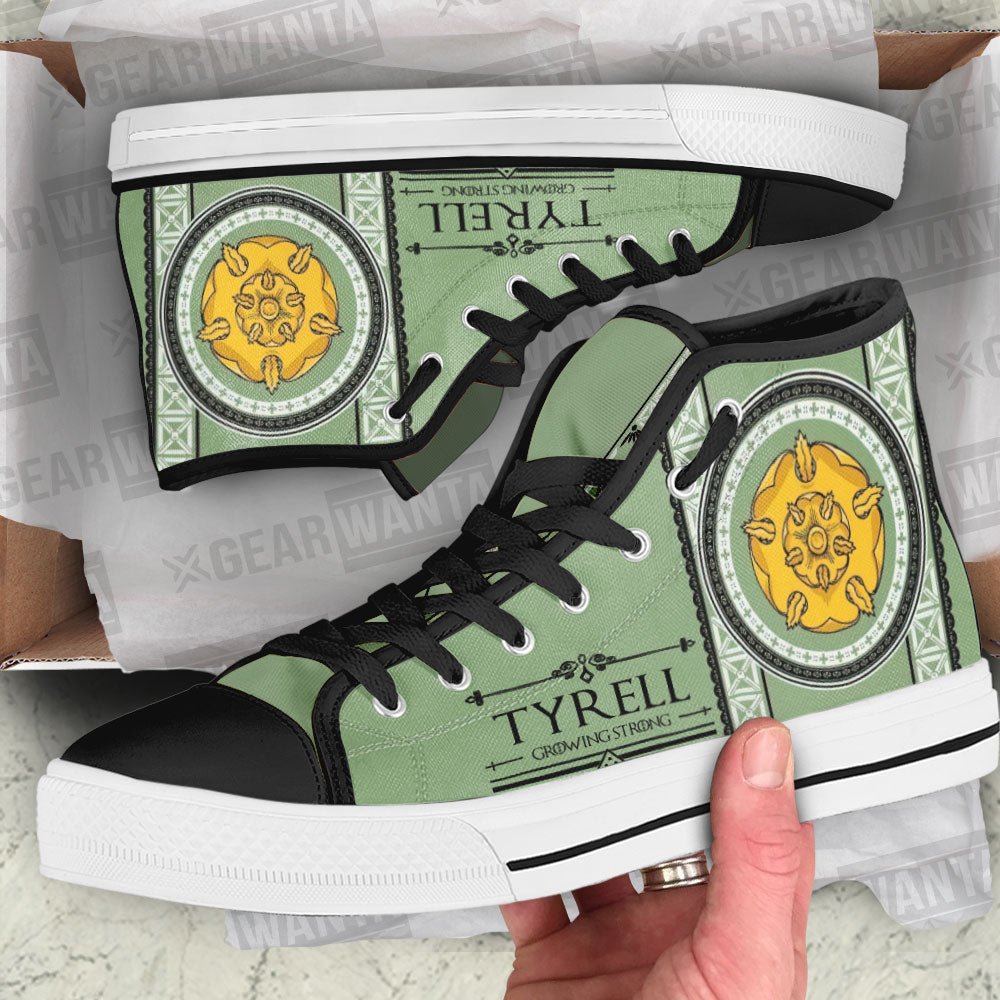 Tyrell Game Of Thrones High Top Shoes Custom For Fans-Gear Wanta