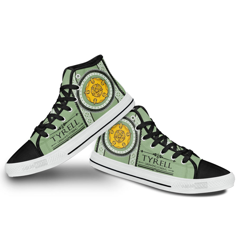 Tyrell Game Of Thrones High Top Shoes Custom For Fans-Gear Wanta