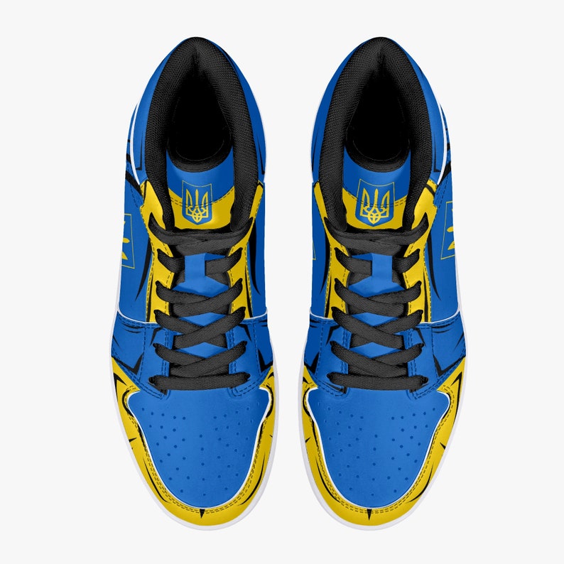 Ukraine Flag JD1 High Top Shoes 