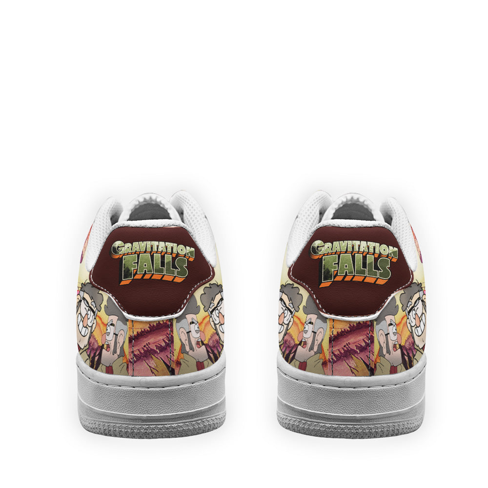 Uncle Ford Gravity Falls Air Sneakers Custom Cartoon Shoes-Gear Wanta