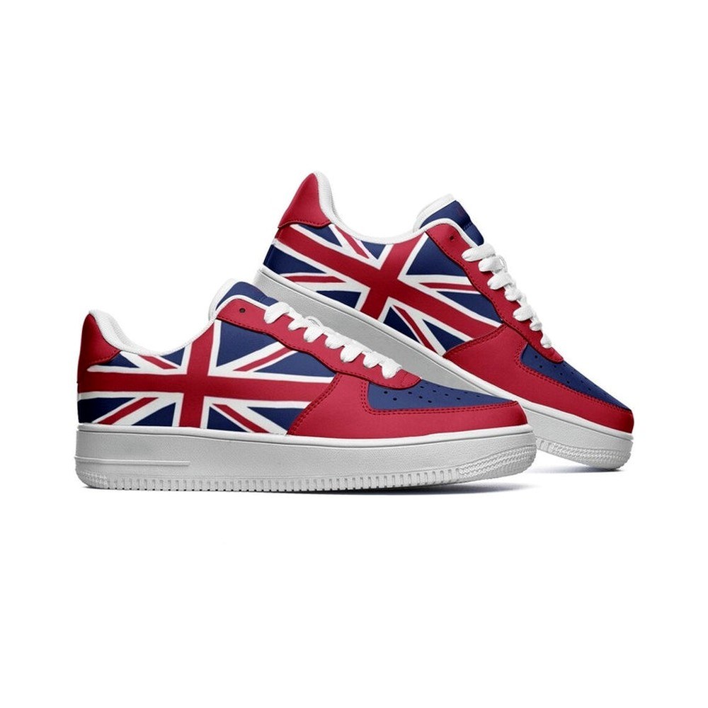 United Kingdom Flag Air Force Shoes Custom Country