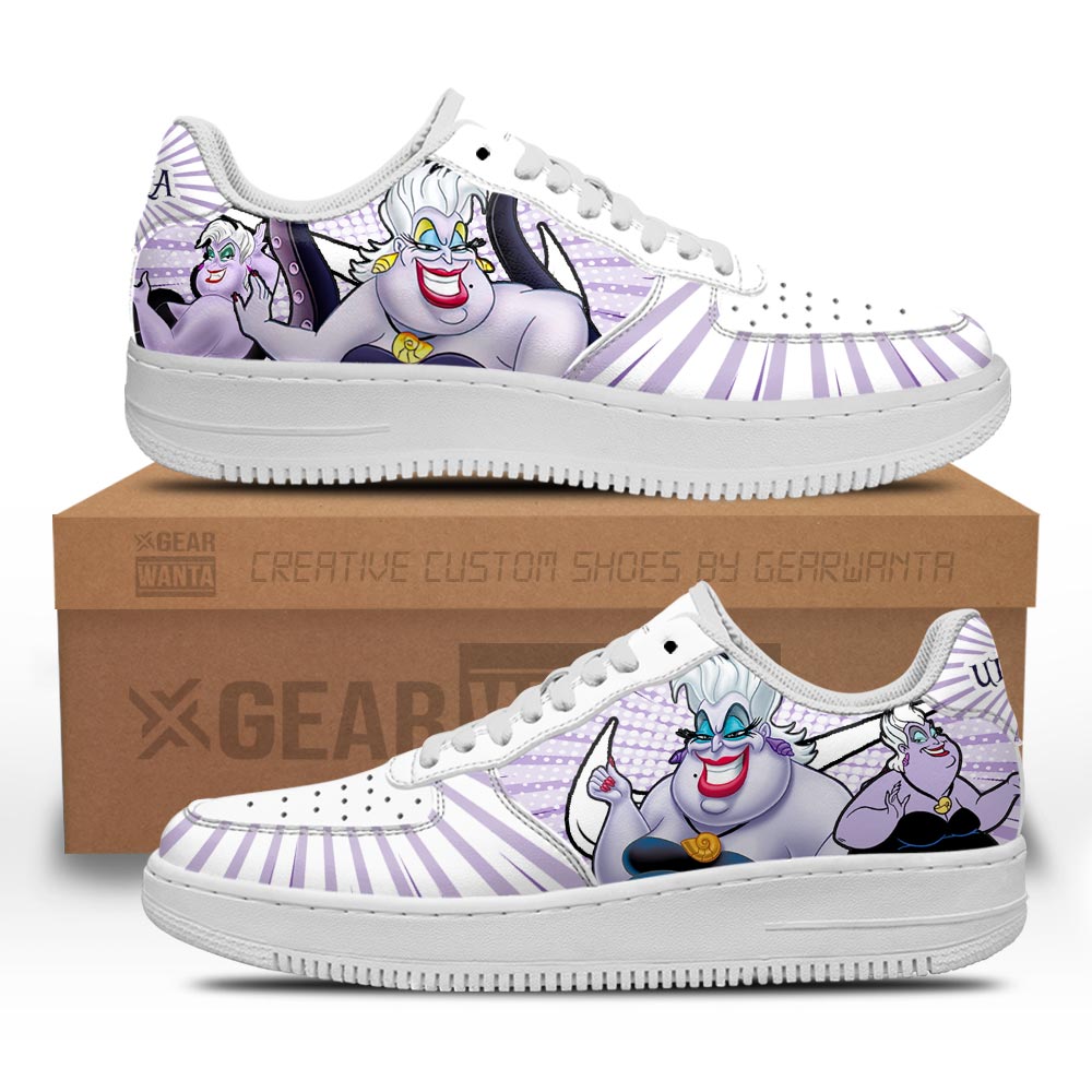 Ursula Air Sneakers Custom Villain Shoes-Gear Wanta