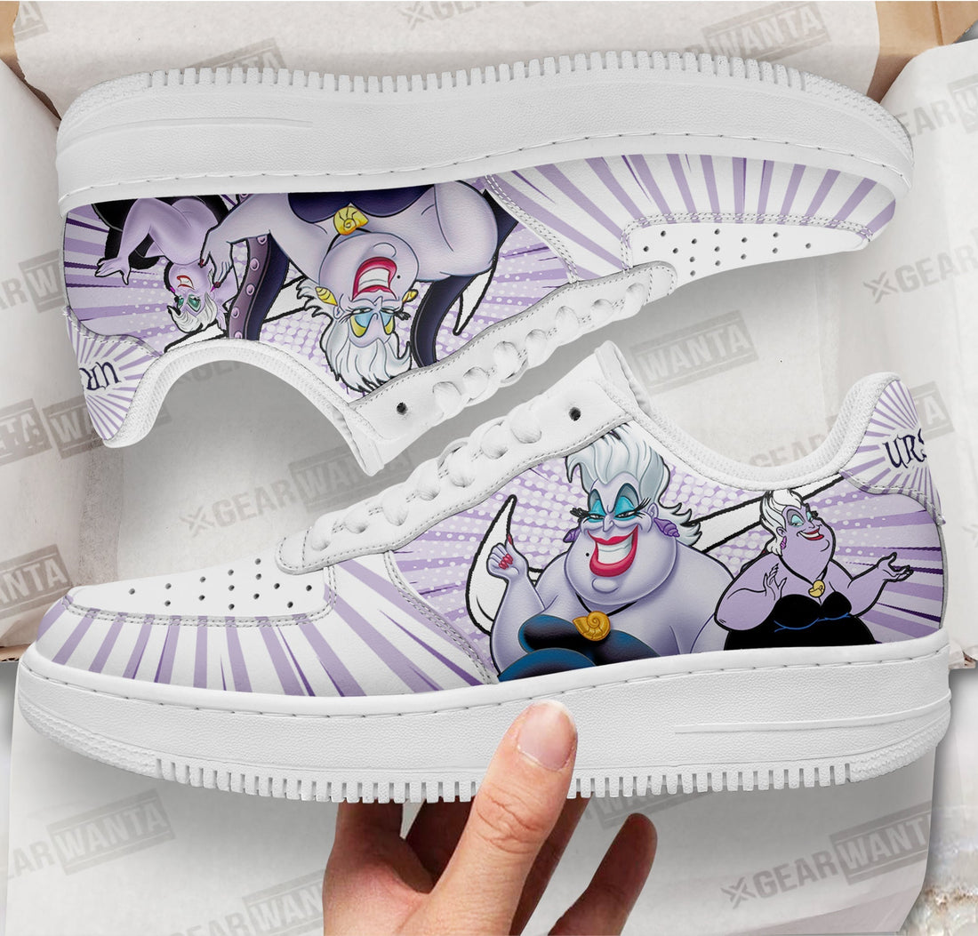 Ursula Air Sneakers Custom Villain Shoes-Gear Wanta