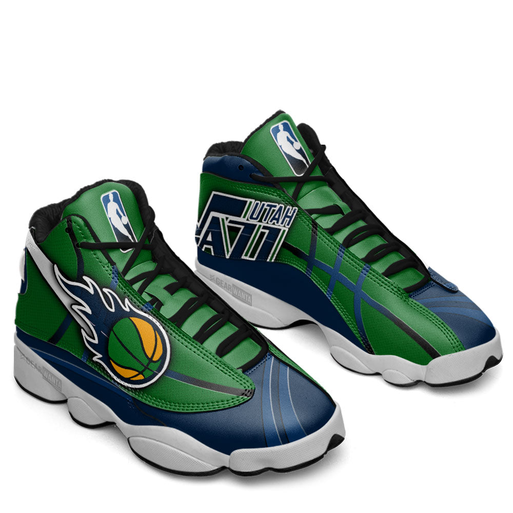 Utah Jazz J13 Sneakers Custom Shoes-Gear Wanta