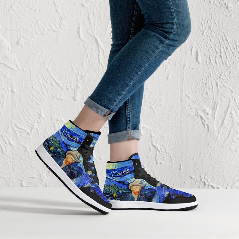 Van Gogh Self Portrait JD1 High Top Shoes 